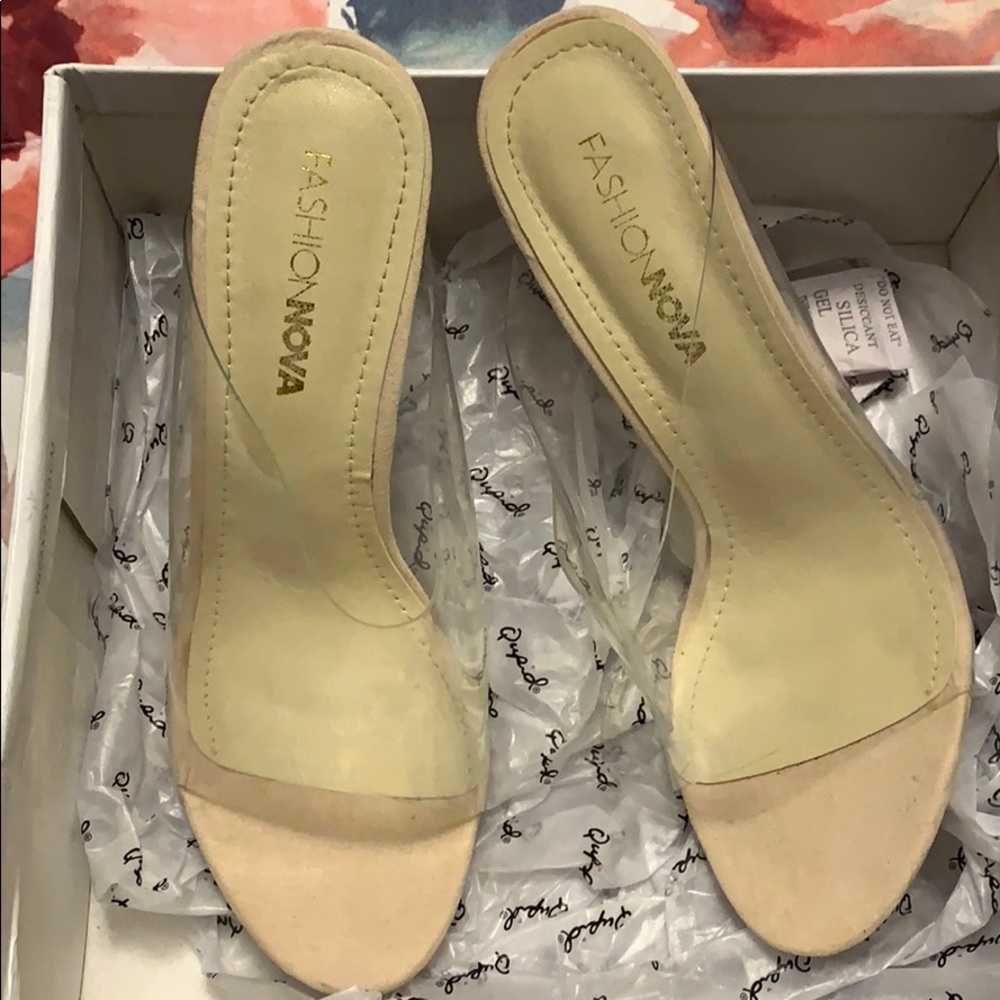 Clear Wedge Heels From Fashion Nova!